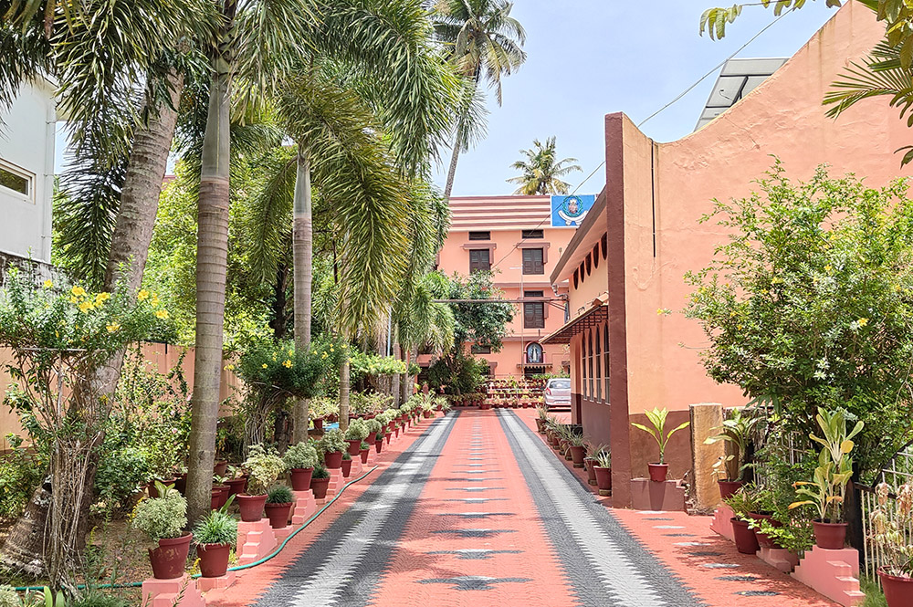 The generalate or the headquarters of the Sisters of Visitation Congregation, Alappuzha, Kerala, southwestern India. (GSR photo/Thomas Scaria)