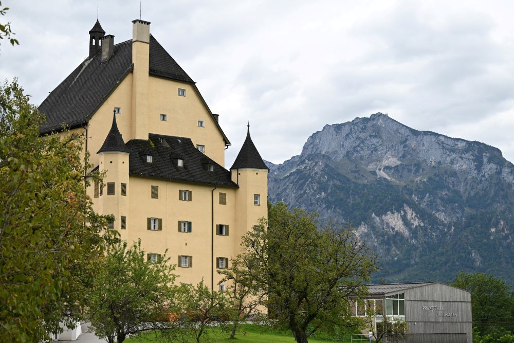 A view of Goldenstein castle near Salzburg