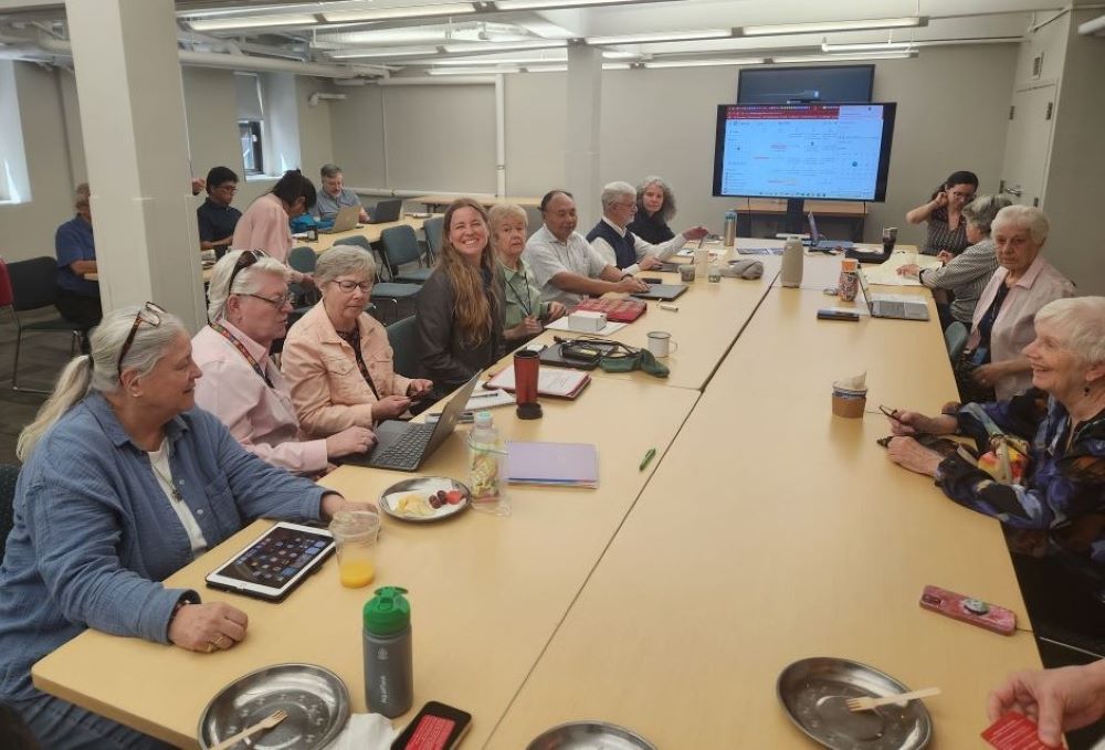 Catholic sisters at the United Nations meet in May at their monthly fellowship-and-support group with other religious, both men and women, called Religious at the U.N., or RUN. (GSR photo/Chris Herlinger)