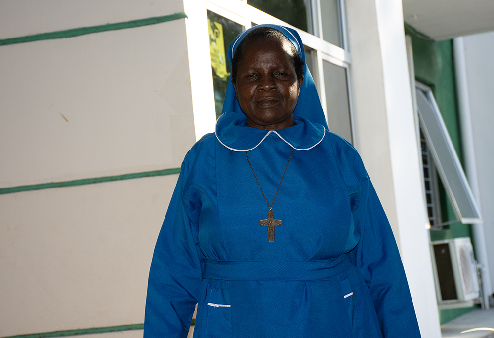 Good Shepherd Sr. Sarah Phiri, the SCORE-ECD project trainer for the Eastern province, is motivated by witnessing how mothers gain confidence and develop parenting skills, and how their children thrive in their physical, emotional and intellectual development. (Derrick Silimina)