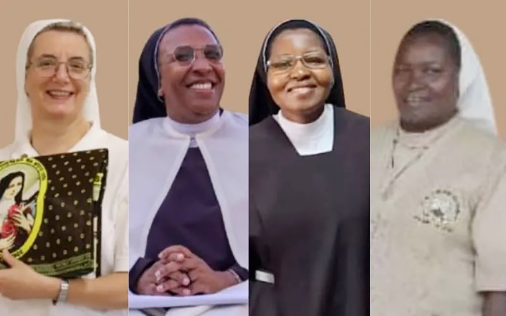 Four members of the Missionary Sisters of St. Thérèse of the Child Jesus in Tanzania who tragically lost their lives in a road accident in the Catholic Archdiocese of Mwanza. (Courtesy of Suore Carmelitane Missionarie Italia Malta Romania)