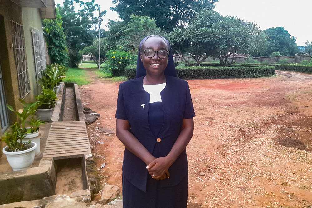 Sr. Mary Ojonugwa Unwuchola at the Missionary Sisters of the Holy Rosary Convent in Makurdi, Benue State, Nigeria. Unwuchola offers a comforting presence to those in the internally displaced persons camps and affected communities. (John Chukwu)