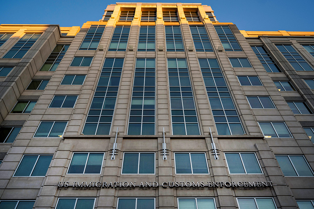 Sunlight hits the U.S. Immigration and Customs Enforcement building in Washington Jan. 18, 2025. (OSV News/Reuters/Vincent Alban)