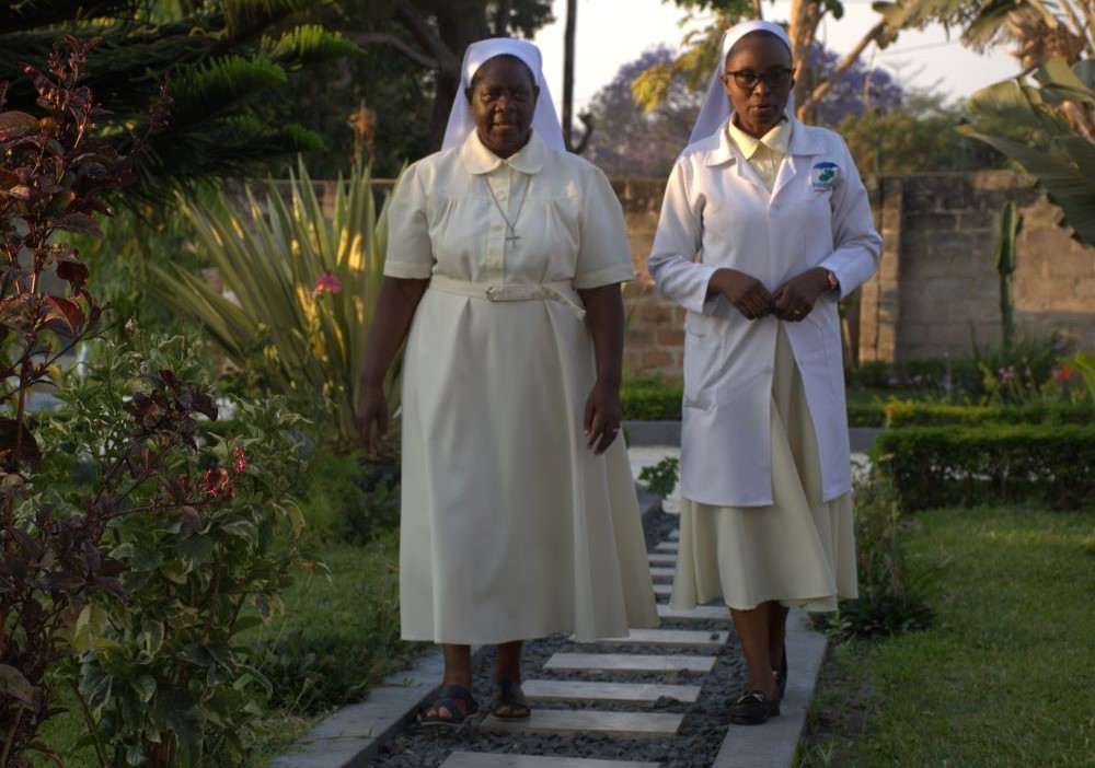 Sr. Delphine Kalisha and Sr. Audrey Chungu. 