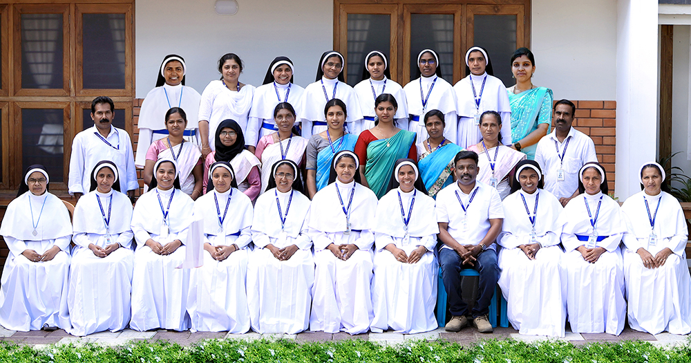The teaching and non-teaching staff of Kripalaya Special School in Pulpally, Wayanad, Kerala, southwestern India (George Kommattam)