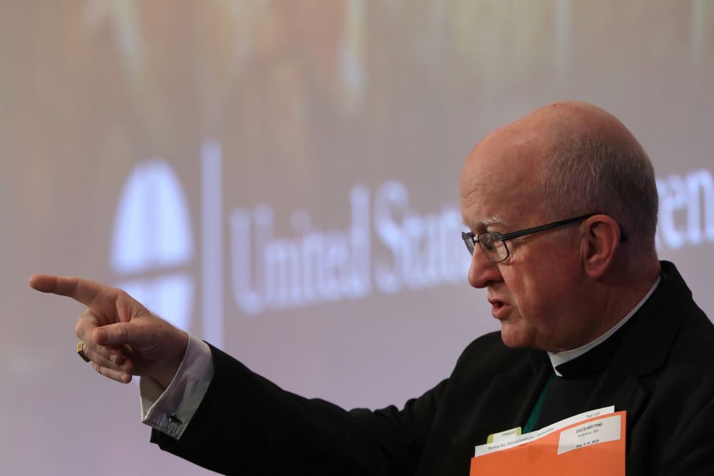 Bishop Kevin Vann of Orange, Calif., has issued one public statement about the alleged 2021 hazing, calling the accusations "concerning and saddening, to say the least." (CNS/Bob Roller)             