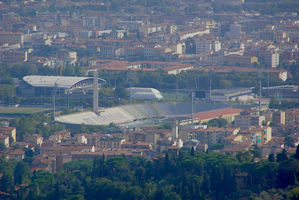 Artemio Franchi stadium, designed by Pier Luigi Nervi 90 years ago, in Florence, Italy, August 2009 (Wikimedia Commons/Andrzej Otrębski) Artemio Franchi stadium, designed by Pier Luigi Nervi 90 years ago, in Florence, Italy, August 2009 (Wikimedia Commons/Andrzej Otrębski)