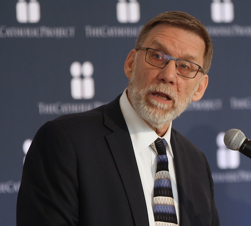 Richard Gaillardetz, professor of Catholic systematic theology at Boston College, is pictured March 26, 2019. (CNS/Bob Roller) Richard Gaillardetz, professor of Catholic systematic theology at Boston College, is pictured March 26, 2019. (CNS/Bob Roller)