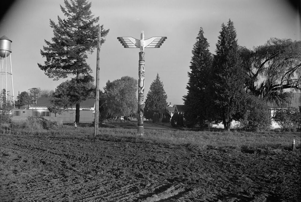 Field at Chemawa Indian School, Salem, Oregon, pictured after 1933 (Library of Congress, Prints & Photographs Division, HABS OR-129)