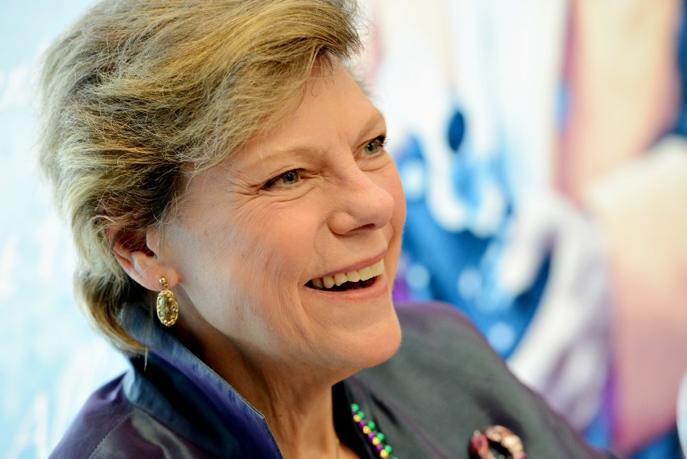 Cokie Roberts in 2017 (Wikimedia Commons/LBJ Library/Jay Godwin)