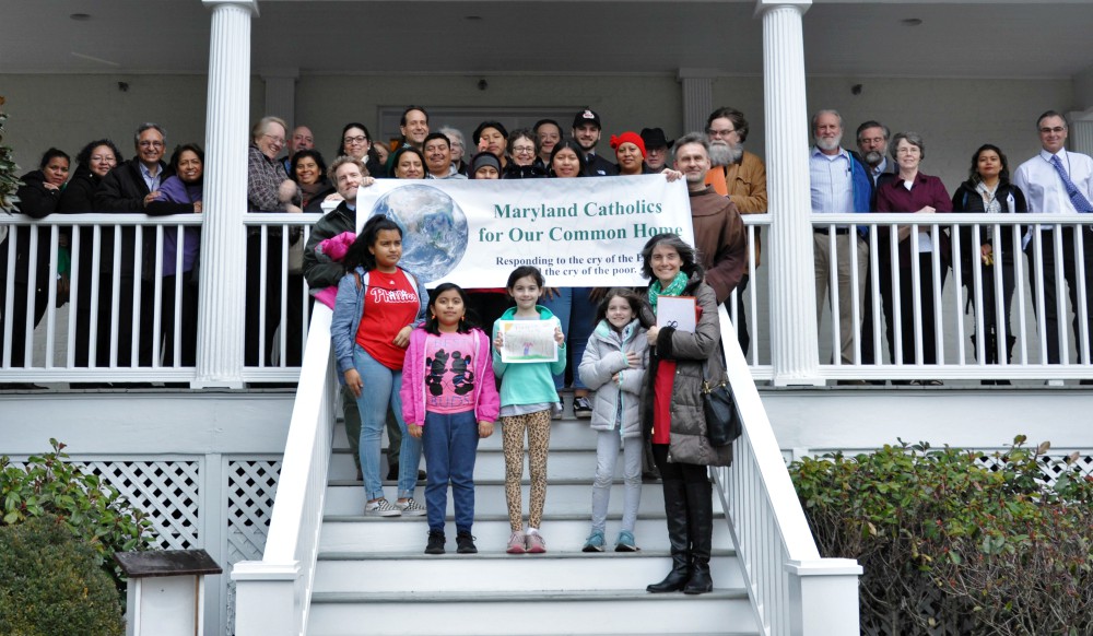 Thirty members of Maryland Catholics for Our Common Home from the parishes in the archdioceses of Washington and Baltimore (NCR photo/Jesse Remedios) Thirty members of Maryland Catholics for Our Common Home from the parishes in the archdioceses of Washington and Baltimore (NCR photo/Jesse Remedios)