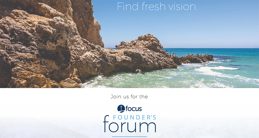 FOCUS Founder's Forum webpage (NCR screenshot) FOCUS Founder's Forum webpage (NCR screenshot)