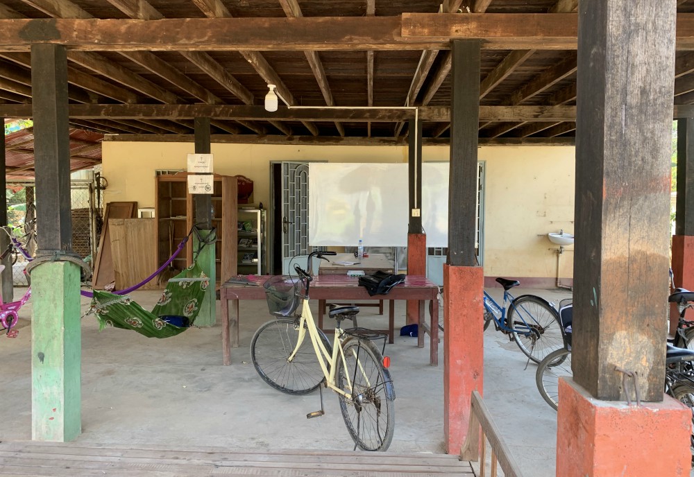 Young people staying at the Catholic youth center in Stung Treng, Cambodia, were sent home in March as the government imposed restrictions to curb the coronavirus. (Akarath Soukhaphon)