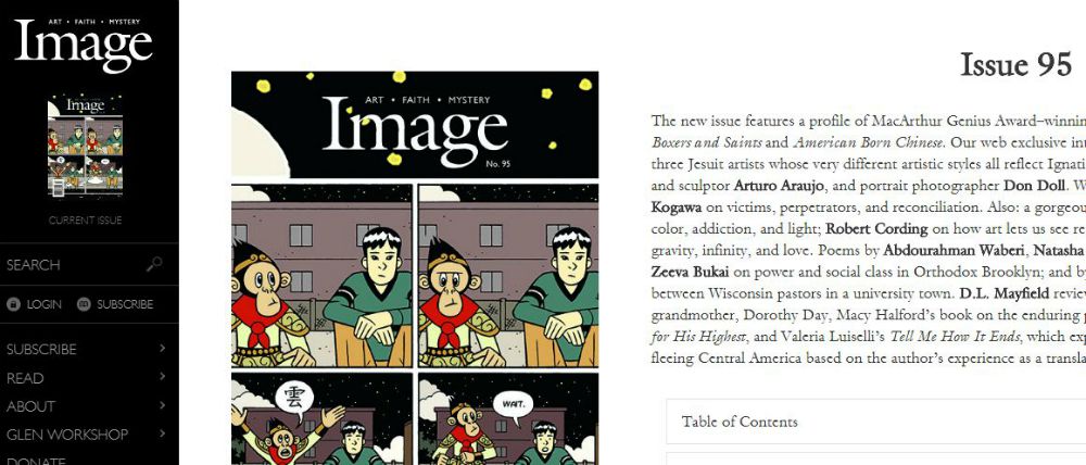 Image journal Issue 95