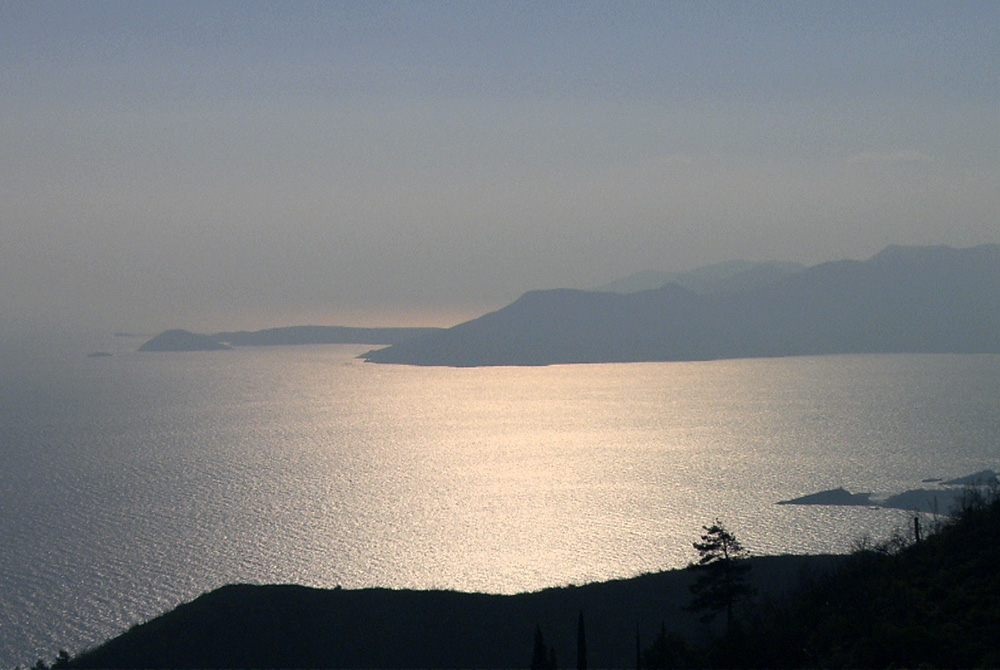 The Greek isle of Samos served as the setting for filming of the 2011 documentary "Journey of the Universe." (Courtesy of Journey of the Universe) The Greek isle of Samos served as the setting for filming of the 2011 documentary "Journey of the Universe." (Courtesy of Journey of the Universe)