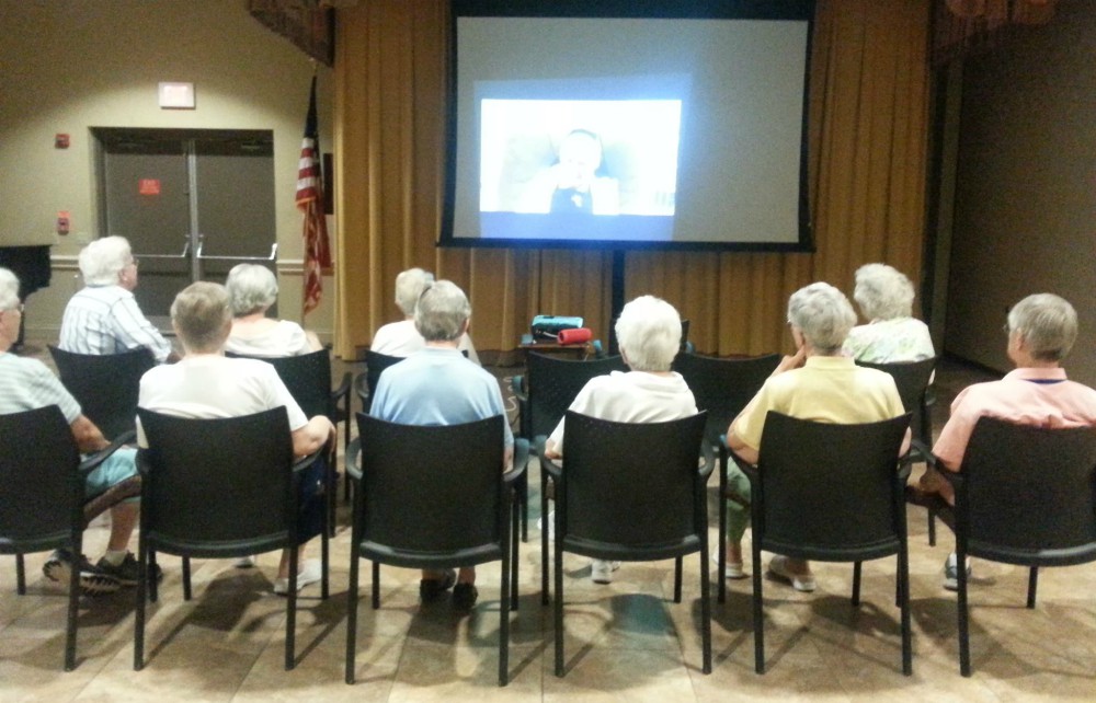 A June 2016 movie screening in Philadelphia. Four of the Grey Nuns attending this premiere were also featured in the movie, "Energy of Nuns." (Courtesy of Julie McElmurry)