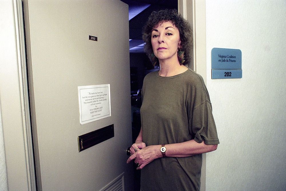 Marie Deans poses outside her office at the Virginia Coalition on Jails & Prisons in March 2017. (Wikimedia Commons/B. Pitler)