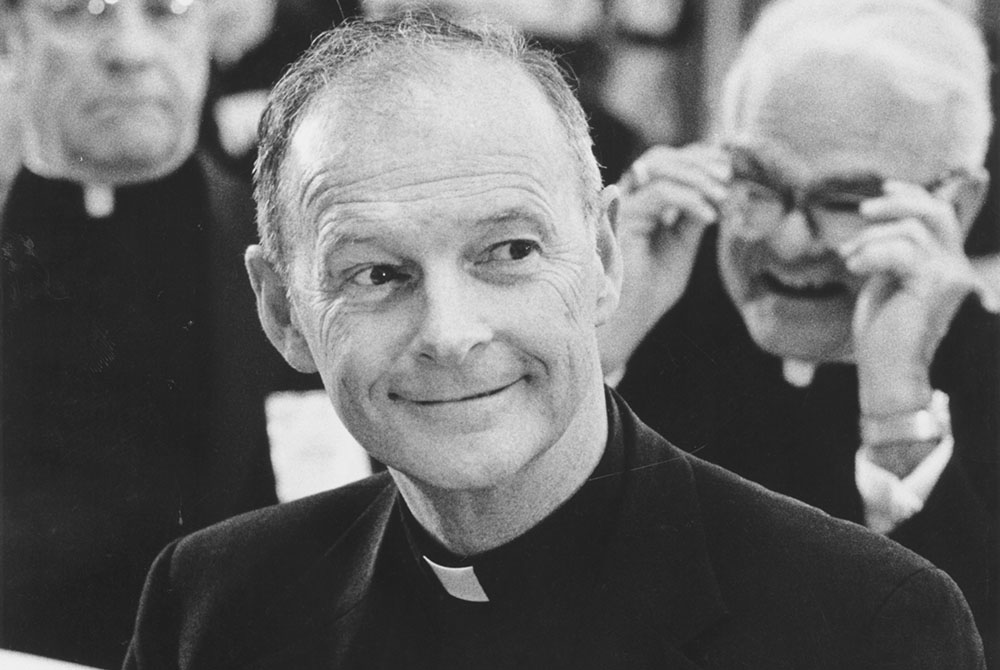 Then-Bishop Theodore McCarrick of Metuchen, New Jersey, at the U.S. bishops' meeting in Washington in November 1984 (NCR file photo/Rick Reinhard)