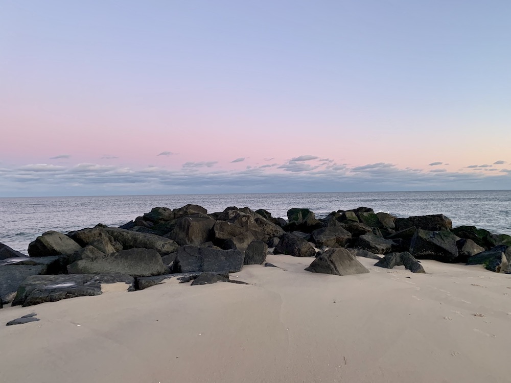 A winter trip to the New Jersey coastline brought unexpected beauty, even while bundled up in layers to keep warm. (Maddie Thompson)