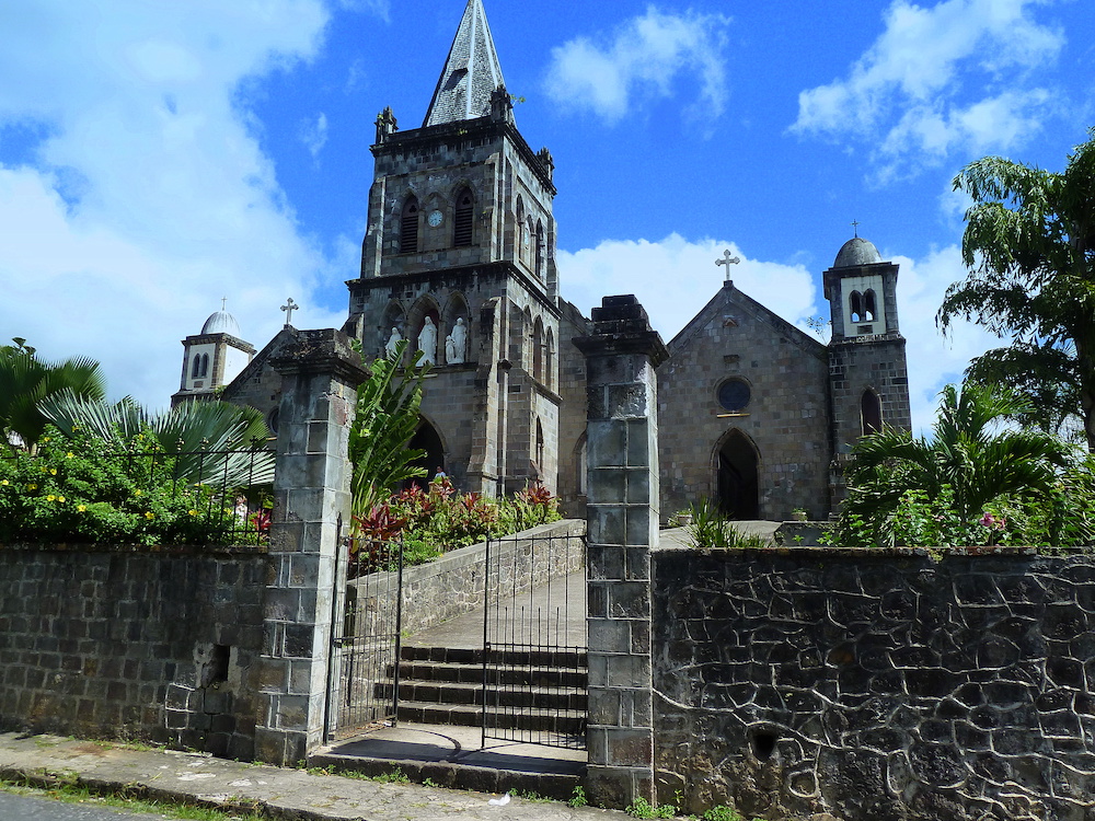 The Our Lady of Fair Haven Cathedral in Roseau, Dominica is pictured in a 2012 photo. The Caribbean island nation has around 72,000 residents, according to the CIA World Factbook, of whom about 61% are Catholic. (Wikimedia Commons/Edgar El) The Our Lady of Fair Haven Cathedral in Roseau, Dominica is pictured in a 2012 photo. The Caribbean island nation has around 72,000 residents, according to the CIA World Factbook, of whom about 61% are Catholic. (Wikimedia Commons/Edgar El)