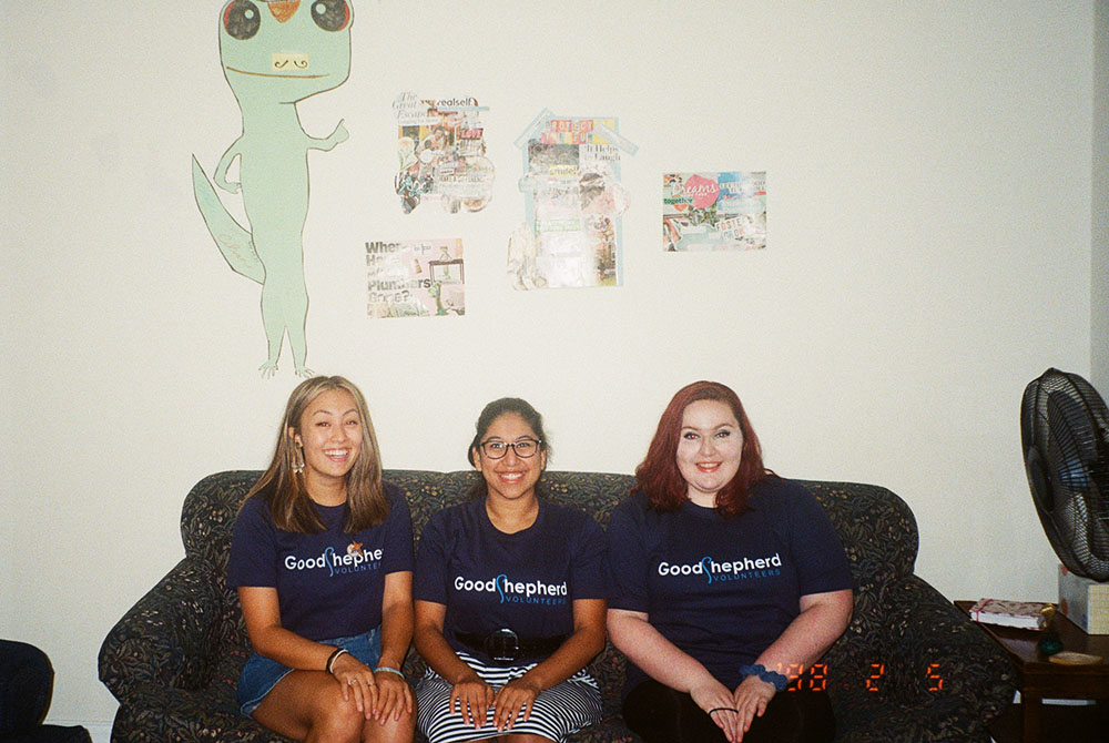 A film photo of my community and me (left) in the beginning of our service year in August 2020 (Provided photo)