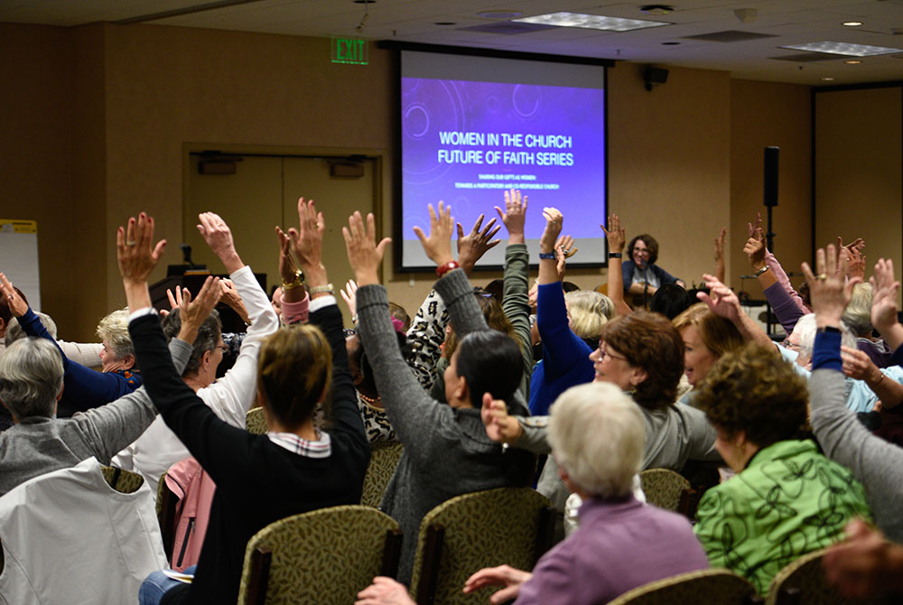 Catholic musician Sarah Hart performs during the Future of Faith series event on Nov. 4, 2019. (Katie Gonzalez)