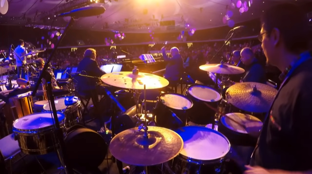 David Haas is seen at the piano during a session of the Los Angeles Religious Education Congress on March 24, 2019. (Screenshot from YouTube/RECongress)