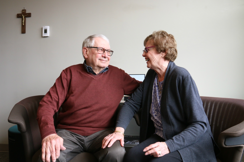 Married 60 years, Stan and Marilyn Pidsadny have volunteered for the past 15 years in prison ministry. (BC Catholic/Agnieszka Krawczynski)