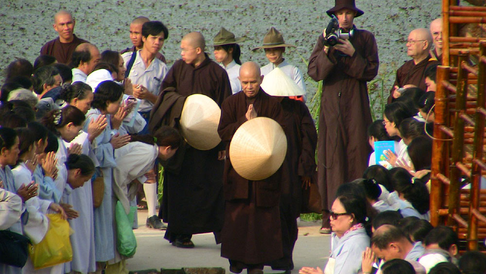 Thích Nhất Hạnh in Vietnam in 2007 (Flickr/d nelson)