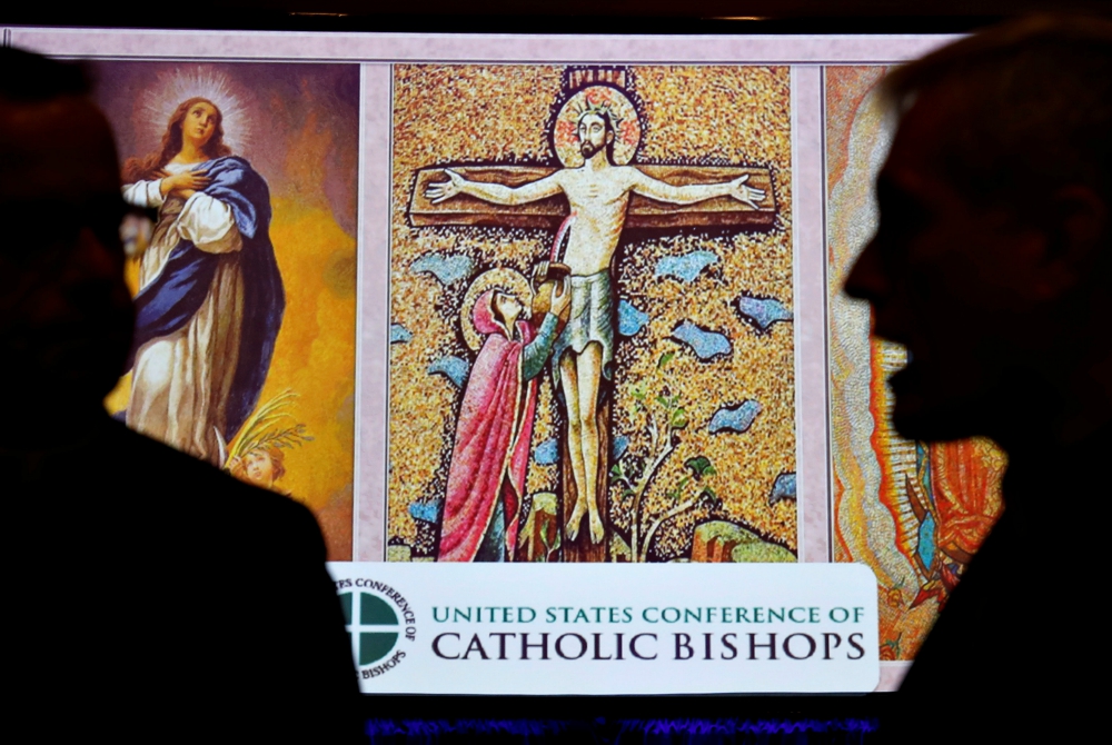 Attendees are seen Nov. 12, 2018, at the U.S. Conference of Catholic Bishops’ general assembly in Baltimore. (CNS/Reuters/Kevin Lamarque)