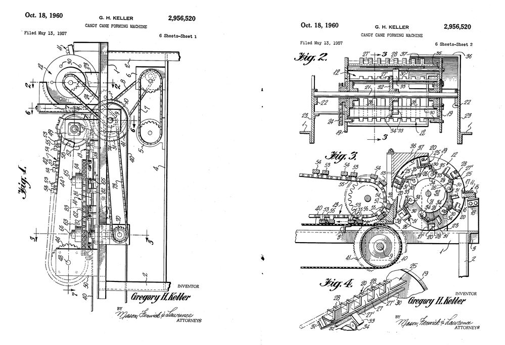 Candy cane patent