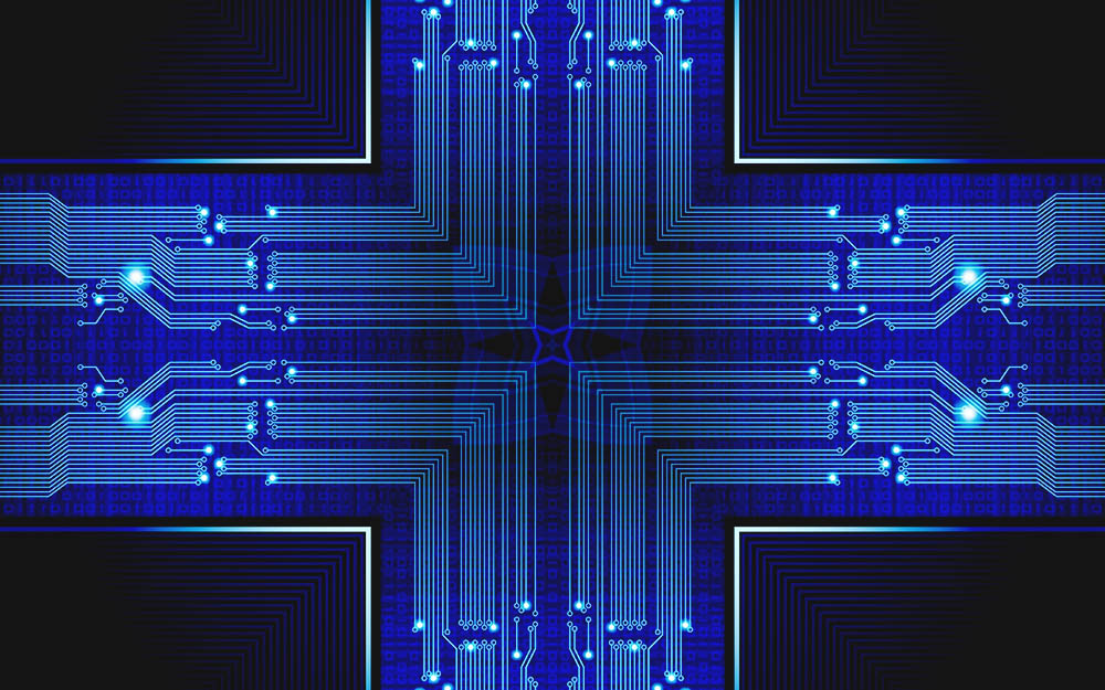 Circuit board cross (Pixabay/ParallelVision)