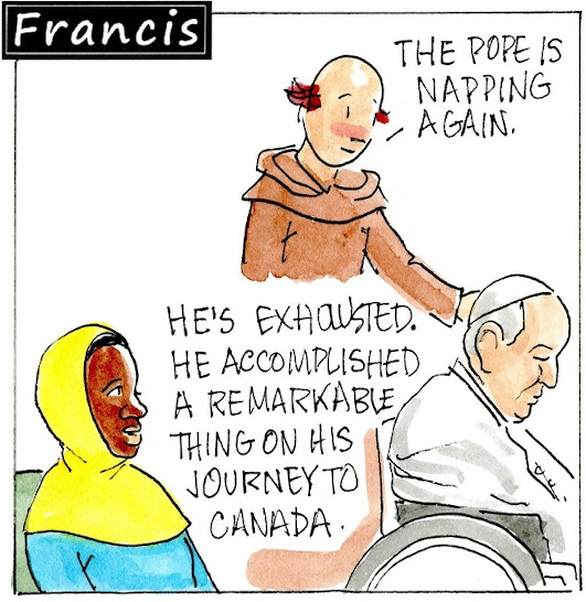 Francis, the comic strip: Francis shares his dream of truth and reconciliation for all of humanity.