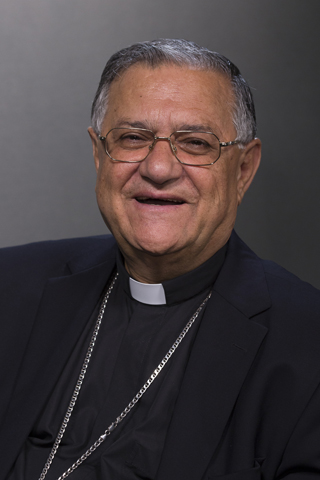 Latin Patriarch Fouad Twal of Jerusalem (CNS/Tyler Orsburn)