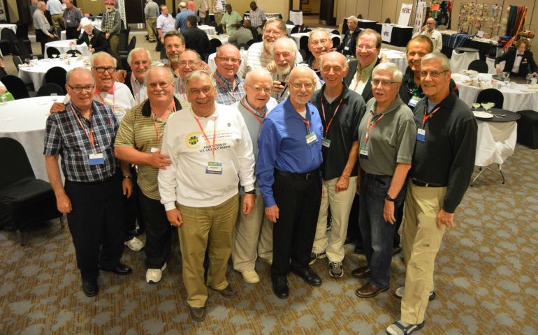 Priests at the meeting of the Association of U.S. Catholic Priests. (Paul Leingang / Courtesy of AUSCP)