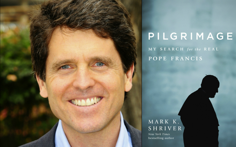 At left: Mark Shriver (CNS/Laurence L. Levin)