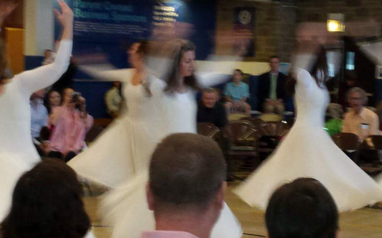 Liturgical dancers at St. Gertrude Parish in Chicago provide prayerful meditation at the Easter and other special liturgies. (Heidi Schlumpf)