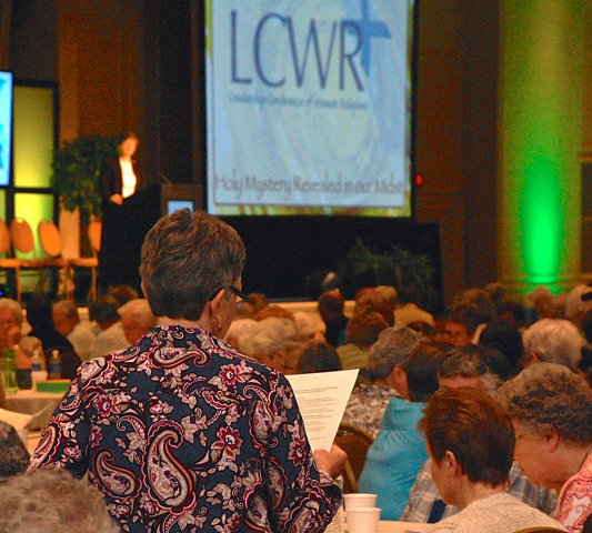 Members of the Leadership Conference of Women Religious on Aug. 15 during the assembly in Nashville, Tenn. (Dan Stockman)