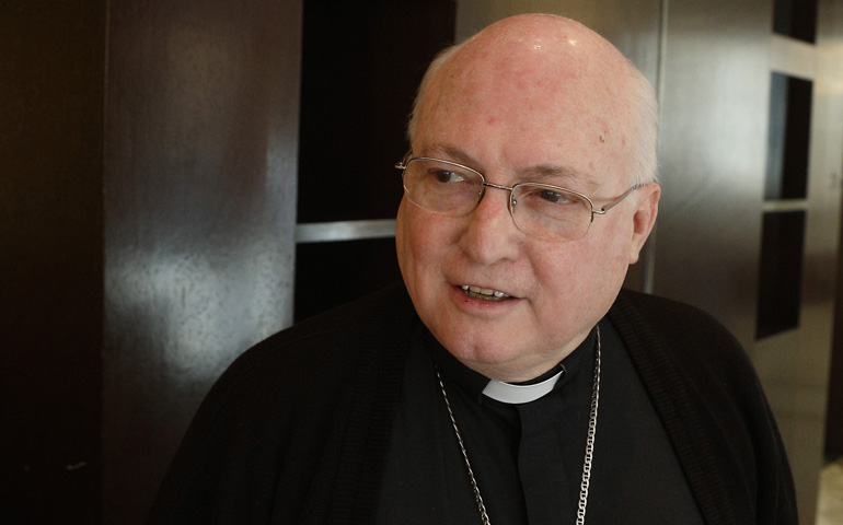 Bishop Rogelio Livieres Plano of the diocese of Ciudad del Este, Paraguay (CNS/Paul Haring)