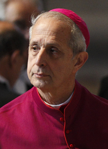 Archbishop Mario Poli of Buenos Aires, Argentina, is among the 19 new cardinals Pope Francis named Jan. 12. He is pictured during the pallium Mass celebrated June 29 by Pope Francis at the Vatican. (CNS/Paul Haring) 