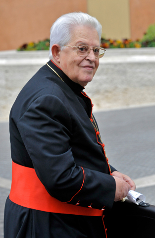 Portuguese Cardinal Jose da Cruz Policarpo (CNS/Chris Warde-Jones)