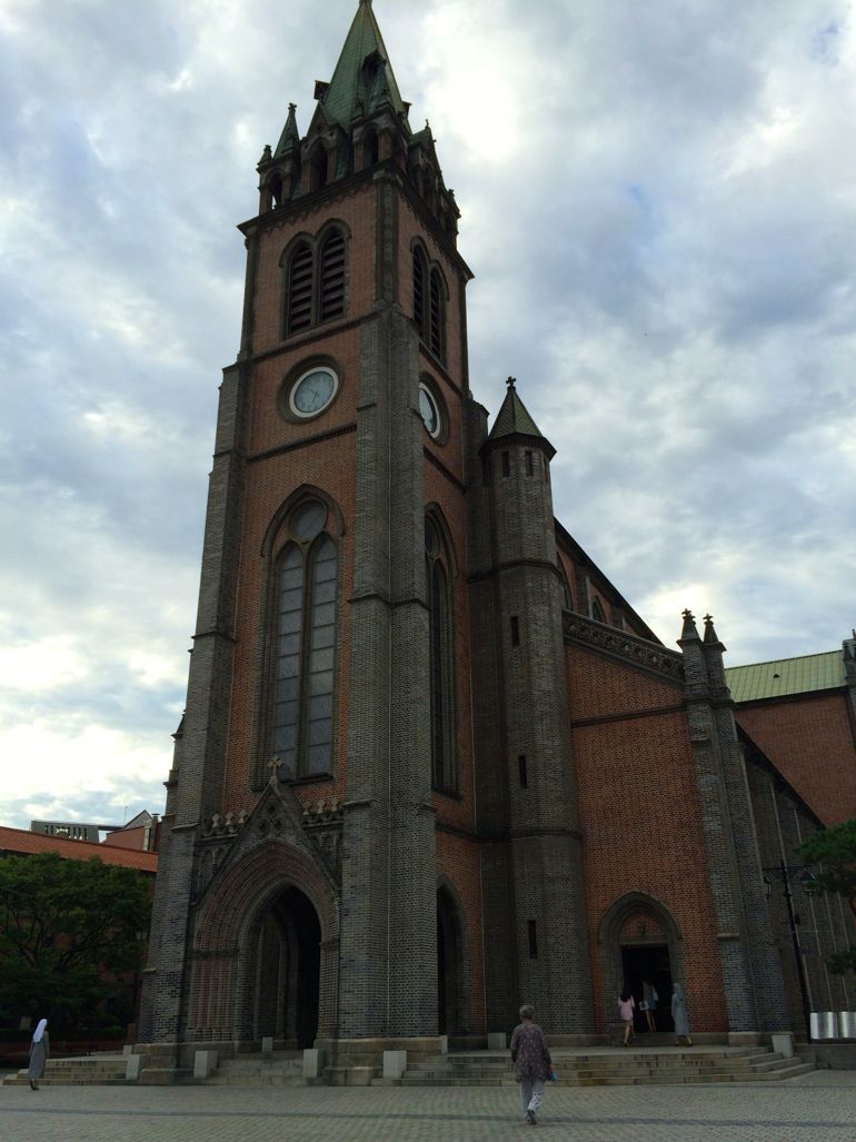 Seoul cathedral (photos by Tom Fox)