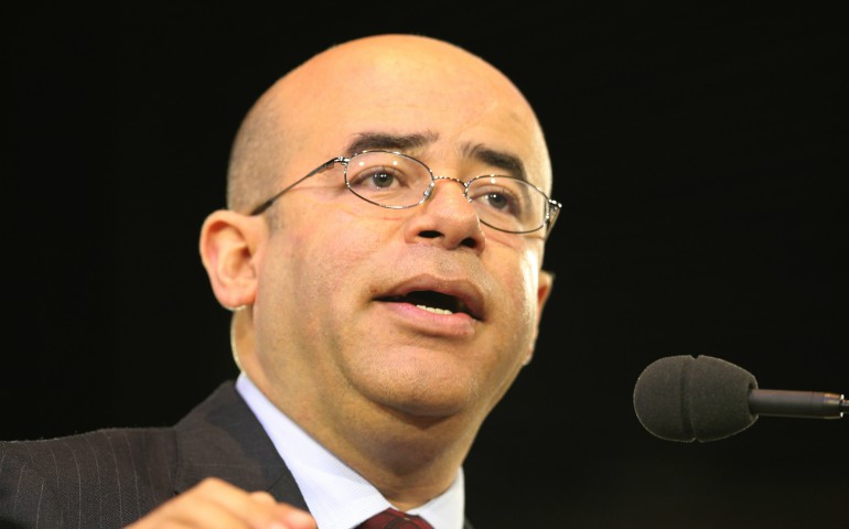 Hosffman Ospino, associate professor of theology and religious education at Boston College, speaks July 2 during the "Convocation of Catholic Leaders: The Joy of the Gospel in America" in Orlando, Fla. (CNS photo/Bob Roller)