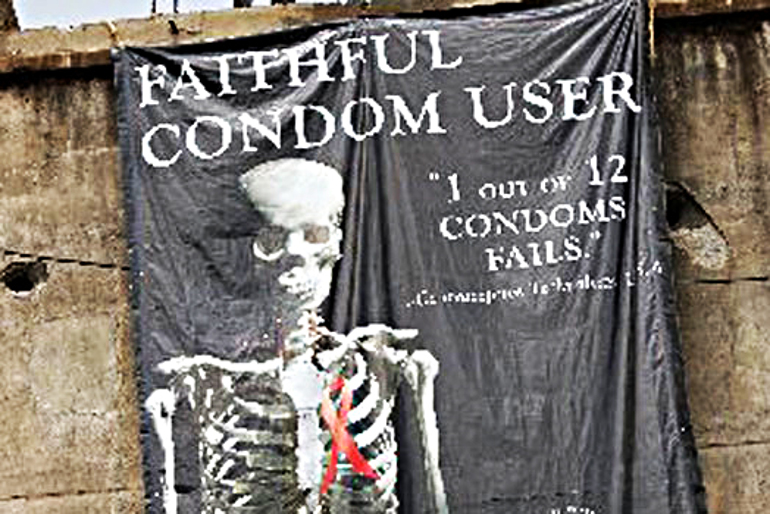 A billboard put up by Human Life International in Nyeri County, Central Kenya (Courtesy of Human Life International)