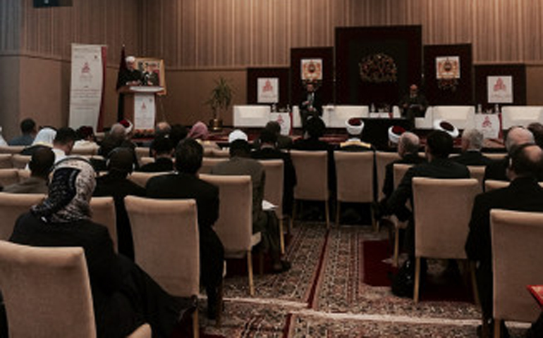 Clerics and scholars met in Marrakeshto create a declaration to preserve and protect religious minorities in the Muslim world. (RNS/Aida Alami)