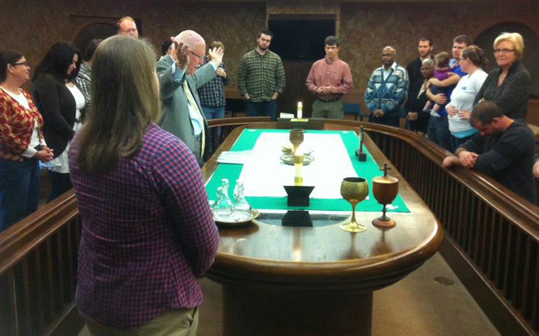 Election Day Communion service in 2012 at Asbury Theological Seminary in Wilmore, Ky. Photo courtesy of Election Day Communion 2016