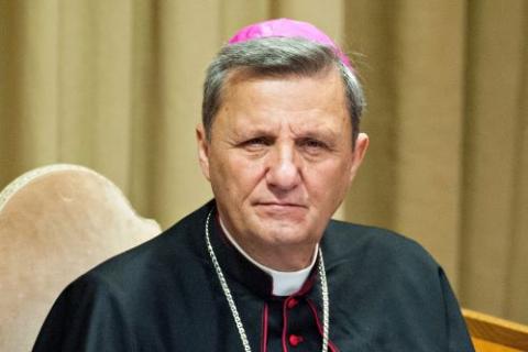 Maltese Cardinal Mario Grech, secretary-general of the Synod of Bishops, is pictured at the Vatican in this Oct. 7, 2019, file photo. (CNS/IPA/Sipa USA via Reuters)