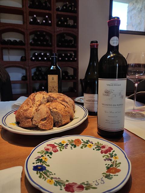 Offering special seasonal foods, sweets and bottles of wine to share at table is a common gift-giving practice at Christmastime in Italy. (Judith Valente)