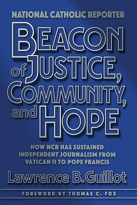 Book cover to "Beacon of Justice, Community, and Hope"