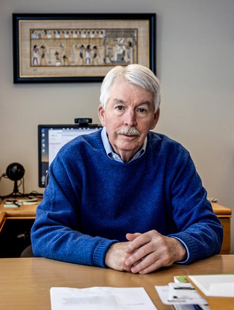 Dr. Philip Landrigan, director of Boston College's Global Observatory on Planetary Health and its Program for Global Public Health and the Common Good (Boston College/Caitlin Cunningham)